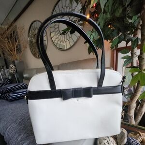 Kate Spade Cream and Black Women's Handbag